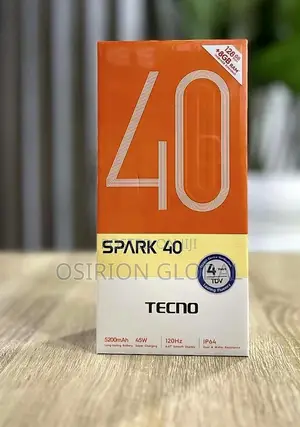 New Tecno Spark 40 128GB Black
