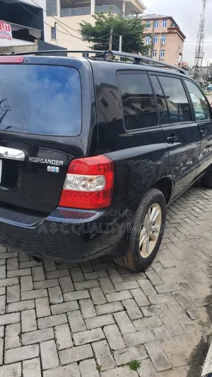Toyota Highlander 2006 Black Hybrid