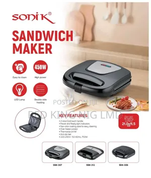 Sonik Sandwich Maker - Sabon Kaya