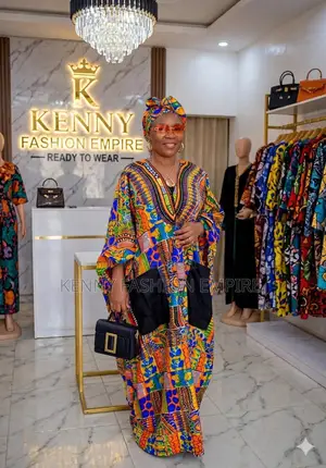 Ankara Bubu Gown Mai Shirye-shiryen Saka