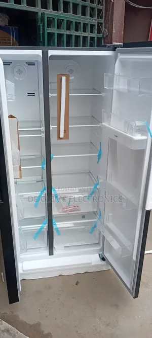 Polystar Side by Side Double Door Refrigerator with Dispenser