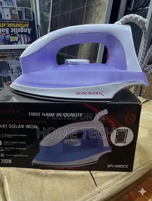 Sonik 250W AC/DC Inverter-Friendly Solar Dry Iron