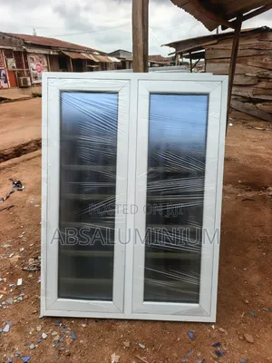 White Aluminum Casement Window with Burglar Proofing & Net