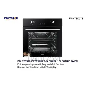Polystar 60cm Built-In Electric & Gas Oven PV-JYEGD279BF