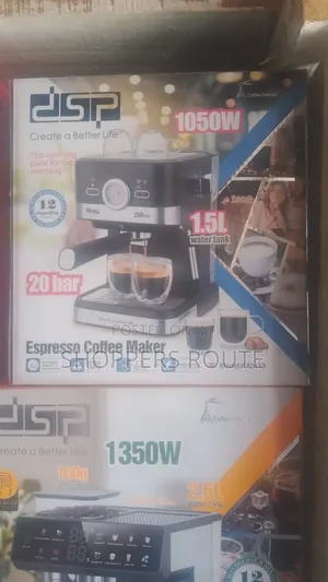 DSP Bakin Karfe Espresso Coffee Machine 1.5L