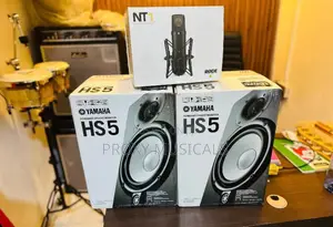 Yamaha HS5 Active Studio Monitors & Rode NT1 Vocal Bundle