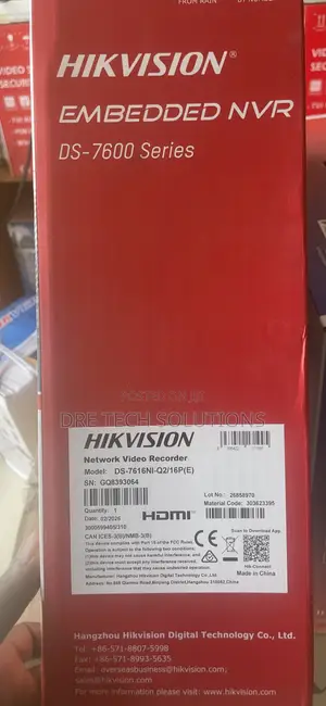 Hikvision 16-Channel NVR with PoE
