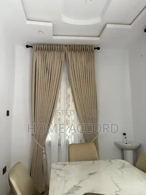 Quality Two Pleats Beige Turkish Curtains (2 pcs)