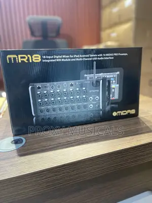 Midas MR18 18-Input Digital Mixer tare da Sarrafa Wi-Fi