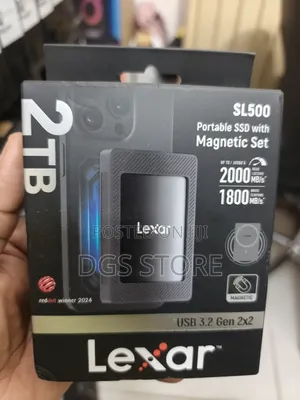 Lexar SL500 Portable SSD 2TB Magnetic USB 3.2 Gen 2x2
