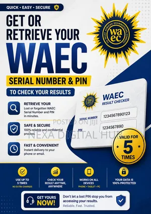 WAEC & NECO Scratch Card (E-Pin/Token)