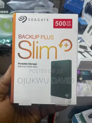 Seagate Backup Plus Slim 500GB External Hard Drive