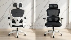 Ergonomic Office Chair - White Frame Mesh, Mai Gyara Kai