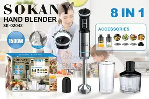 Sokany 8-in-1 Hand Blender