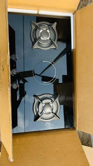 3-Burner Tempered Glass Gas Cooker
