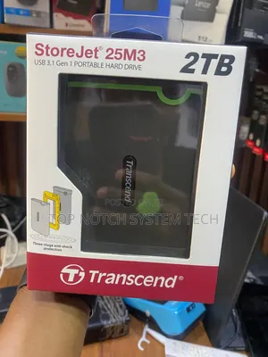Transcend 2TB StoreJet 25M3 Rugged External Hard Drive