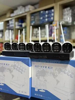 8-Channel NVR Kit - HD Wireless IP Cameras