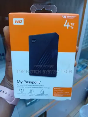 WD My Passport 4TB Waje Hard Drive