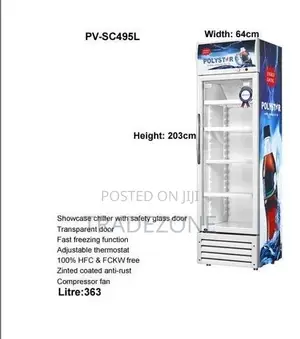 Polystar 363L Showcase Firji | PV-SC495CSL