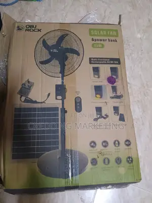 Original 16" Solar Fan with Power Bank