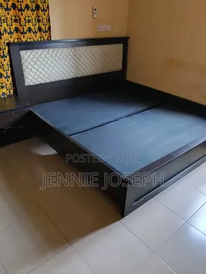 6x6 Queen Size Bed Frame - Baki & Grey