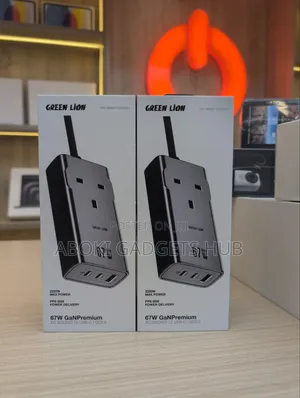 Green Lion 67W GaNPremium Soket ɗin AC