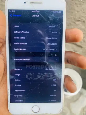 Apple iPhone 7 Plus 128GB Zinariya