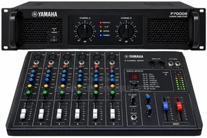 Yamaha P7000S Power Amplifier + 6 Channel Mixer