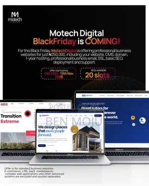 MotechDigital Shirin Ci gaban Gidan Yanar Gizo na Farko