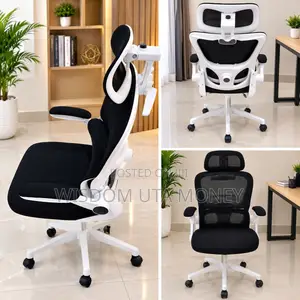 Babban Ergonomic Swivel Ofishin Kursiyyi Tare da Headrest