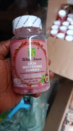 WinsTown Gummies na Fitar da Launuka na Jiki tare da Glutathione, Collagen & Biotin
