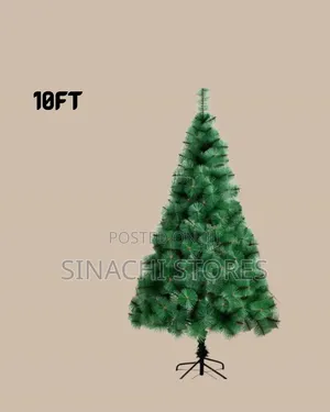 10ft Green Pine Christmas Tree with Accessories