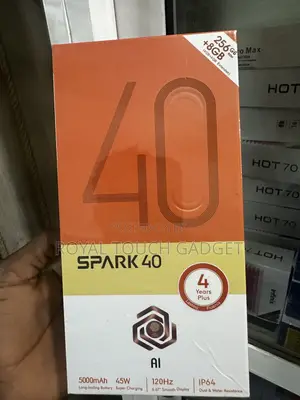 New Tecno Spark 40 256GB Black