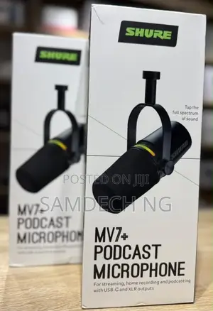 Shure MV7 USB/XLR Microphone (Sabon Zato)