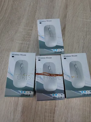 Mouse Mara Wayan Na USB Mai Sake Caji - Fari