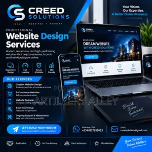 Sabis na Zane da Gudanar da Yanar Gizo ta Creed Solutions
