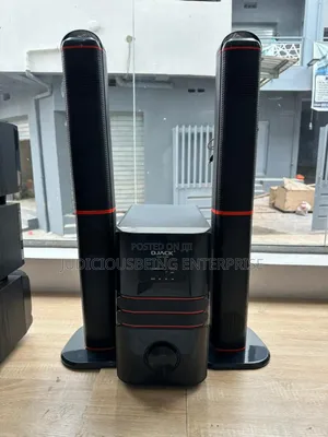 Djack 2.1 Home Theater System tare da Manyan Magana & Subwoofer