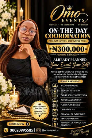 Omoevents: Professional Event Coordination & Planning