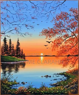 Original Hand-Painted Landscape Wall Art on Canvas