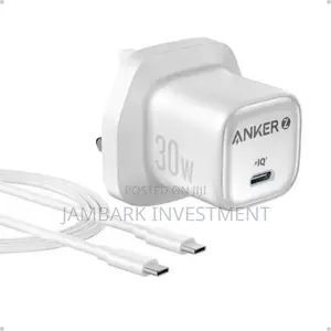 Anker Zolo 30W PD 3.0 Caja tare da USB-C Cable