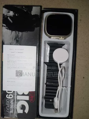 Kirotech Ultra 3 Smart Watch - Sabon Launi Baƙi