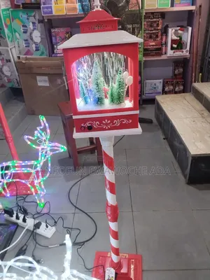 Christmas Light Stand with Music - Festive Holiday Decoration