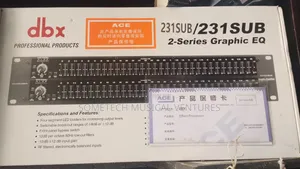 DBX 231 Dual-Channel 31-Band Graphic Equalizer with Sub Output