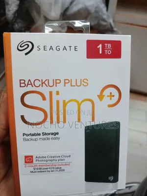 Seagate Backup Plus Slim 1TB External HDD