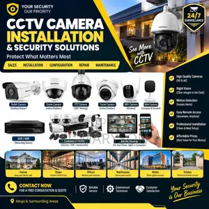 Hikvision CCTV Installation & Repair Services - Abuja