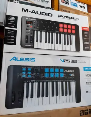 M-Audio Oxygen 25 & Alesis V25 MKII MIDI Keyboards