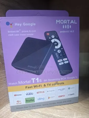 Mortal T1S Google TV Android 14 Jirgin Bidiyo