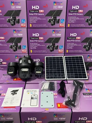 Ubox Pro Solar Panel 3 Lens 4G CCTV Kamera