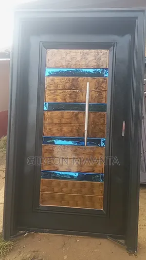 Superdoor Ƙofar Ƙarfe Biyu - Baƙi