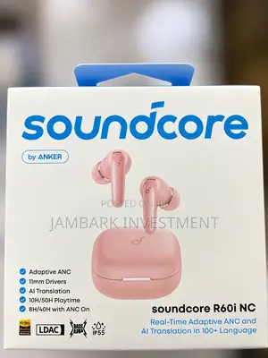 Soundcore R60i NC True Wireless Earbuds Pink